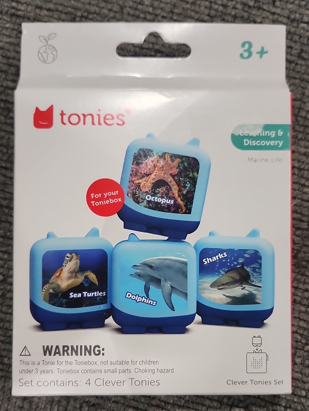 tonies Marine Life Clever Tonies Set - Blue